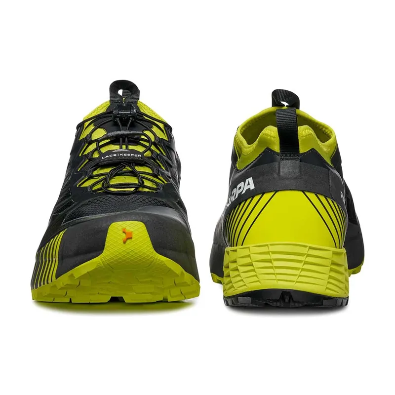 Scarpa Mens Ribelle Run Shoes - Black-Lime-3